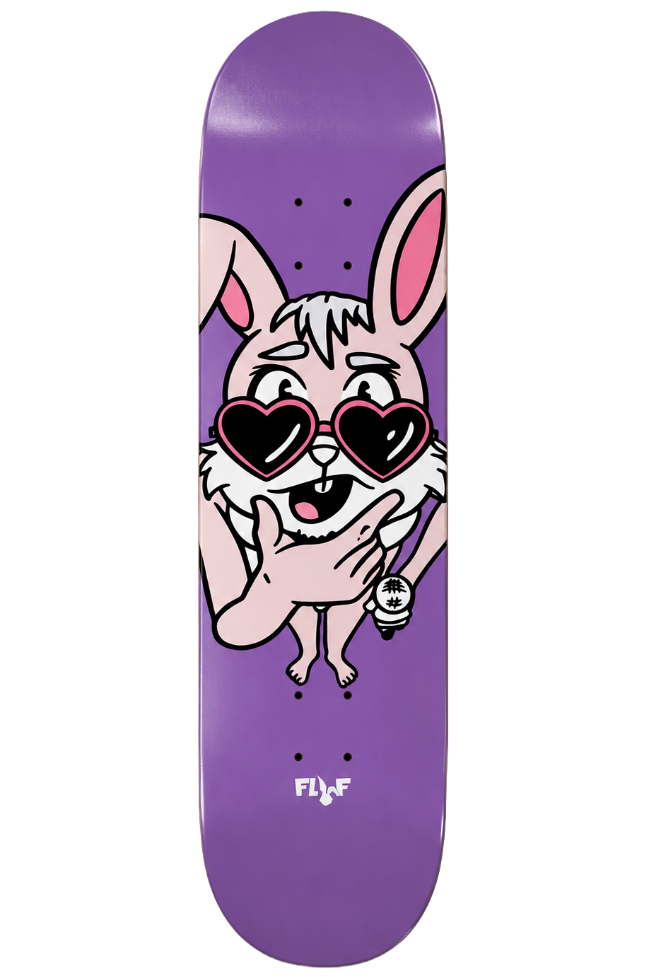 FLUF WORLD PREMIUM SKATEBOARD DECK PURPLE - FLUF