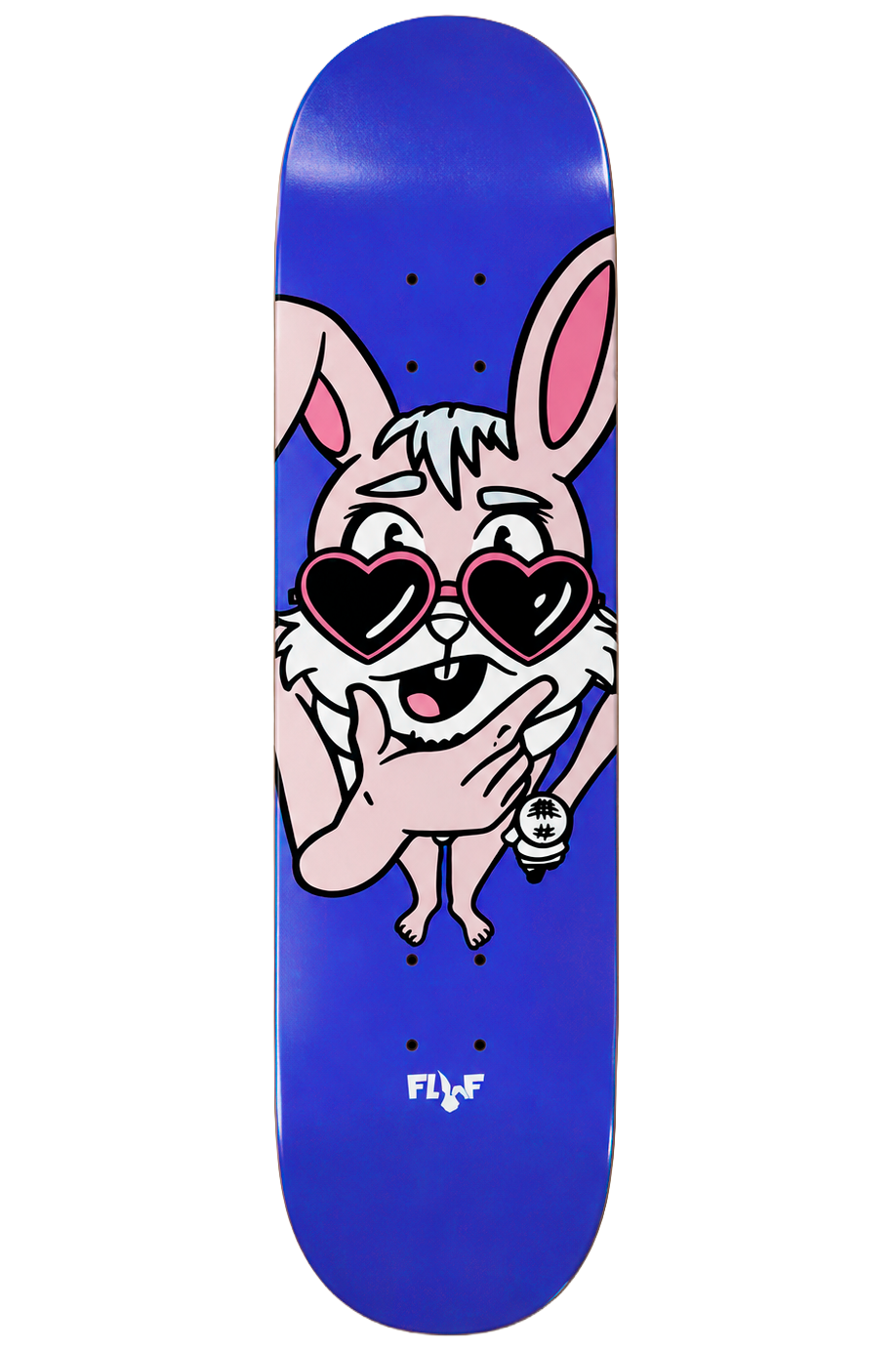 FLUF WORLD PREMIUM SKATEBOARD DECK BLUE - FLUF