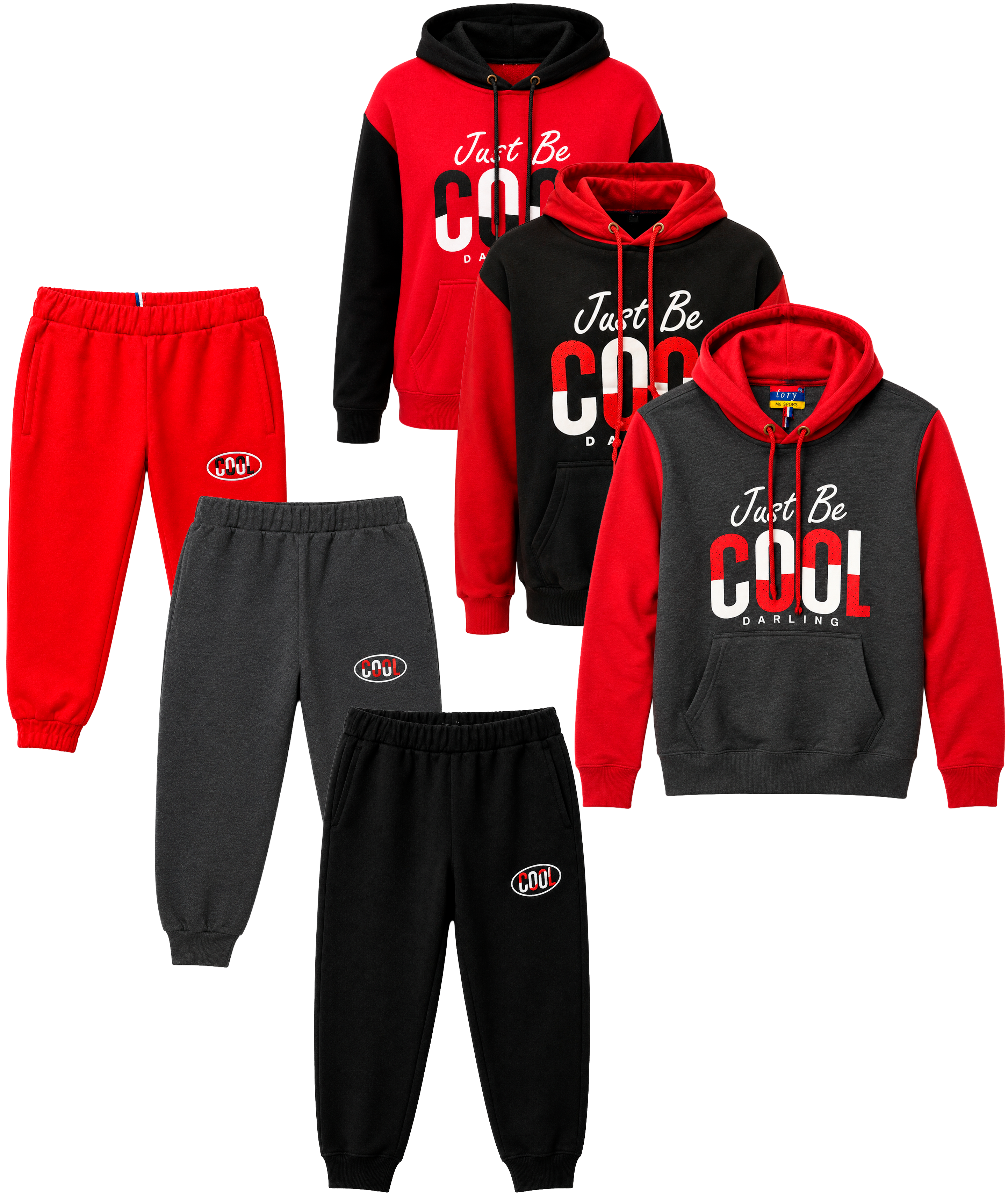 YOUTH BOYS GLORY HOODIE & JOGGER SET ASST - GRSET26