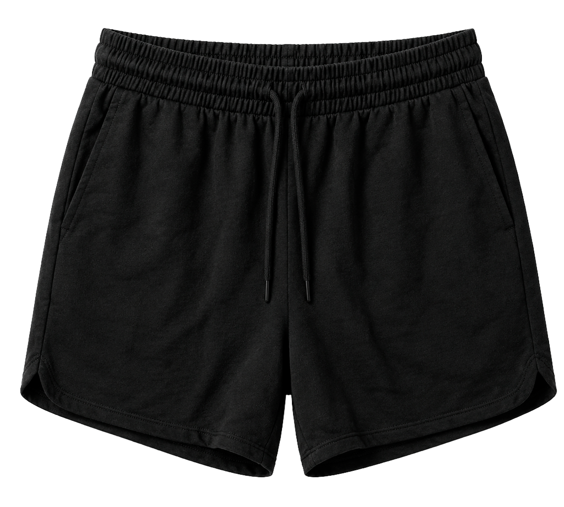 WOMENS LICENSED LOVERS & FRIENDS BOOTY SHORTS BLACK - AIRBRUSH