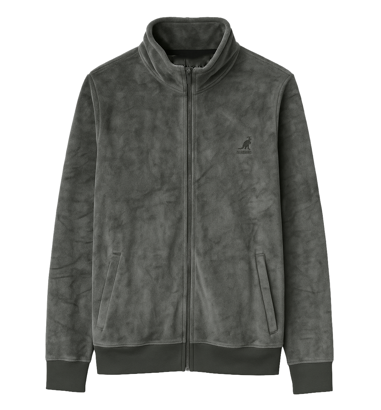 KANGOL TERRY ZIP JACKET CHIMERA GREY - K96179