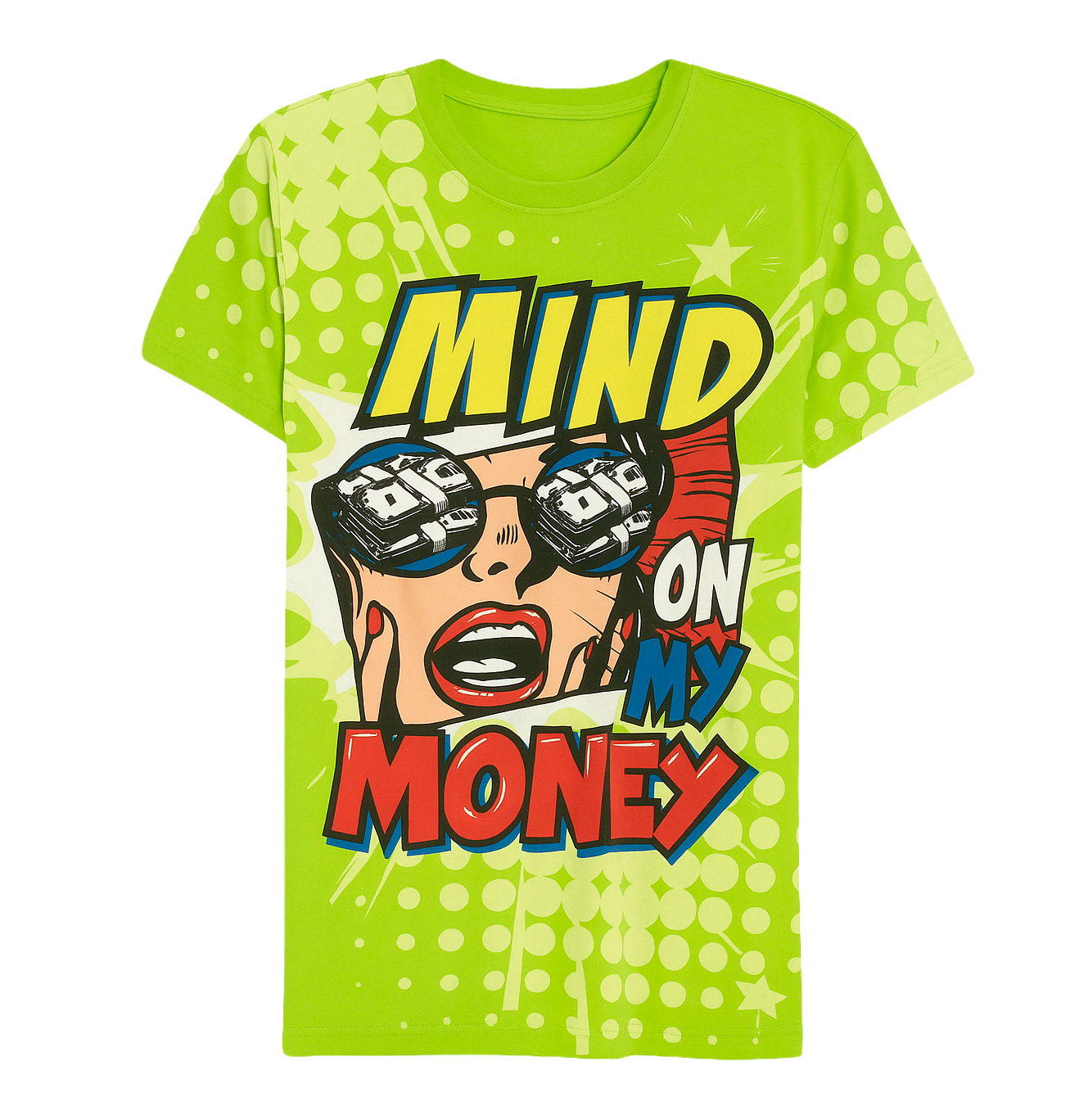 CONTENDER GRAPHIC T-SHIRT LIME - 1KT324