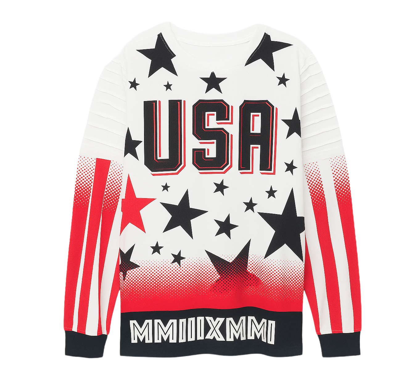CONTENDER USA LONG SLEEVE SHIRT WHITE - 1KT86