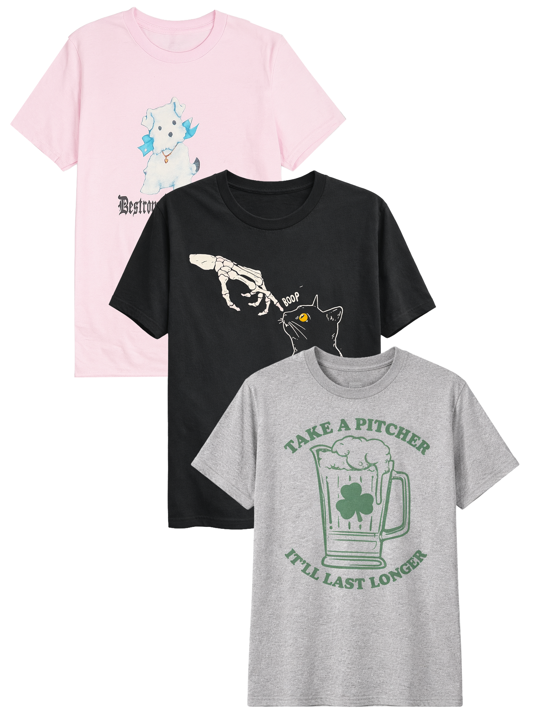 LICENSED ASSORTED GRAPHIC T-SHIRTS ASST - LCSTS25 / OP3179