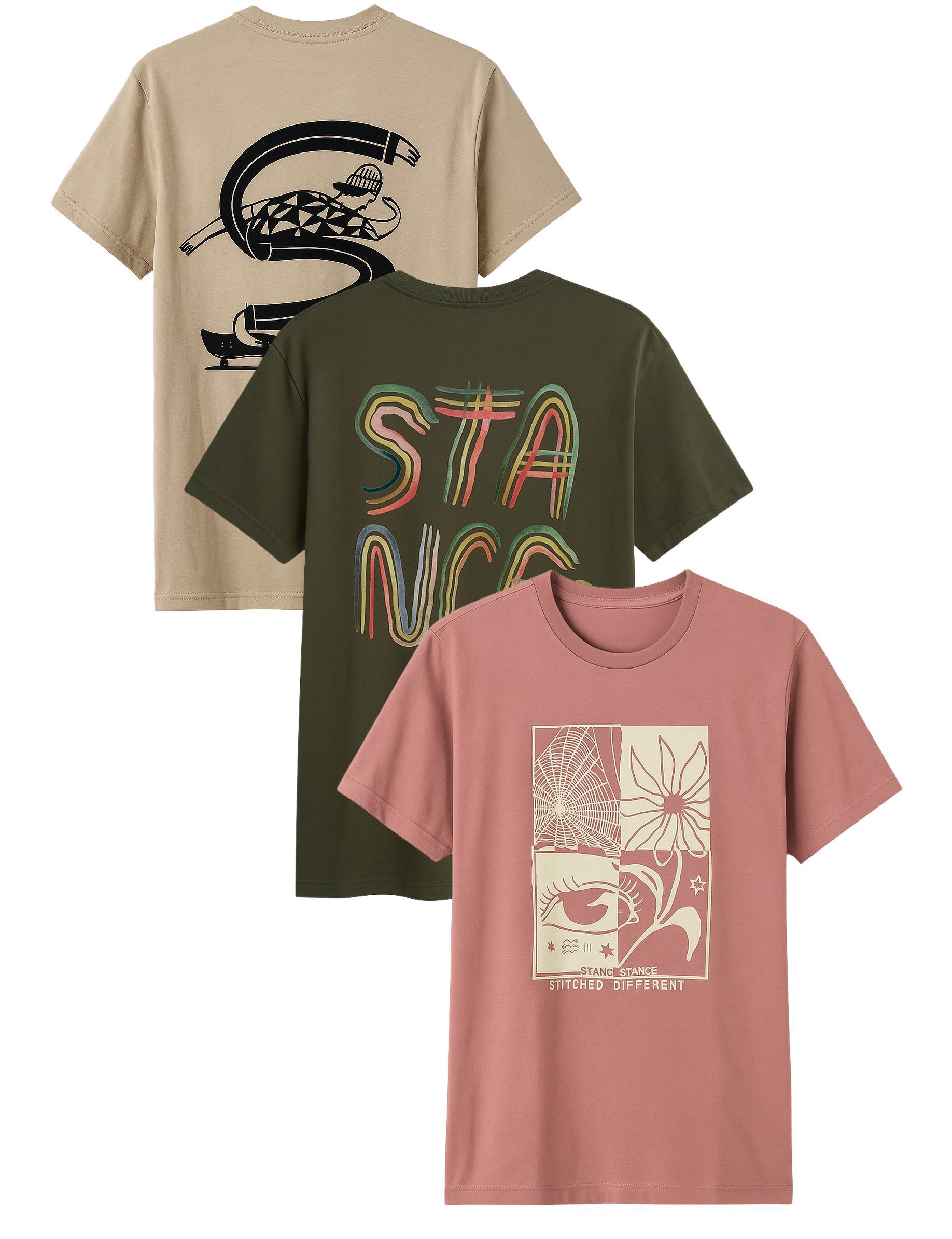 STANCE ASSORTED GRAPHIC T-SHIRTS ASST - STESSTA