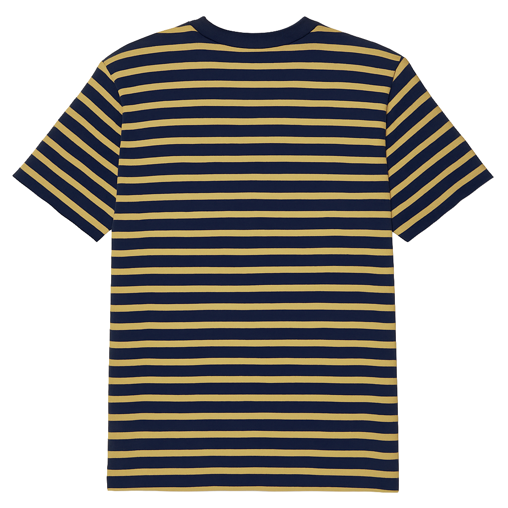 STANCE BUTTER BLEND T-SHIRT NAVY STRIPED - M2SS1A23BU