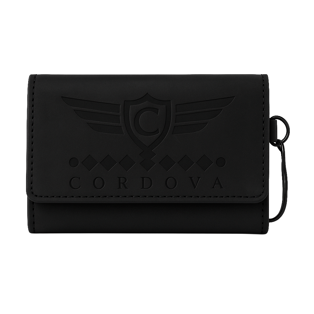 CORDOVA BIFOLD WALLET BLACK - D14VAB02