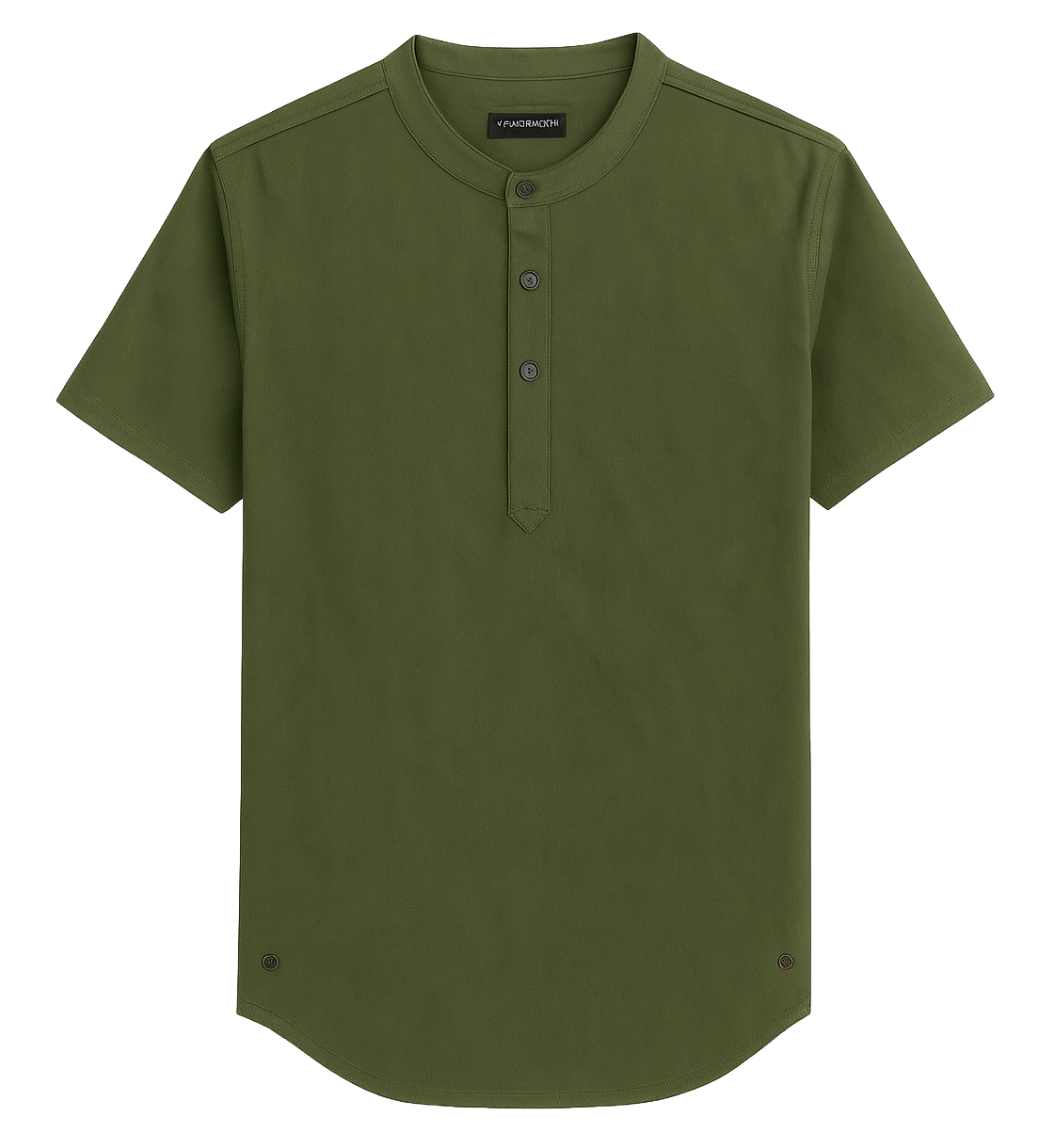 CORDOVA S/S HENLEY SHIRT OLIVE - A14CTZ01