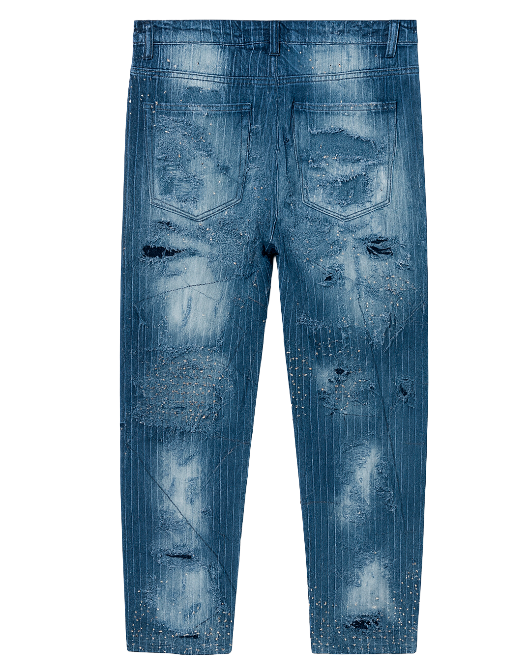EMBELLISH NEPTUNE BORO JEANS BLUE WASH - EMBF24-002