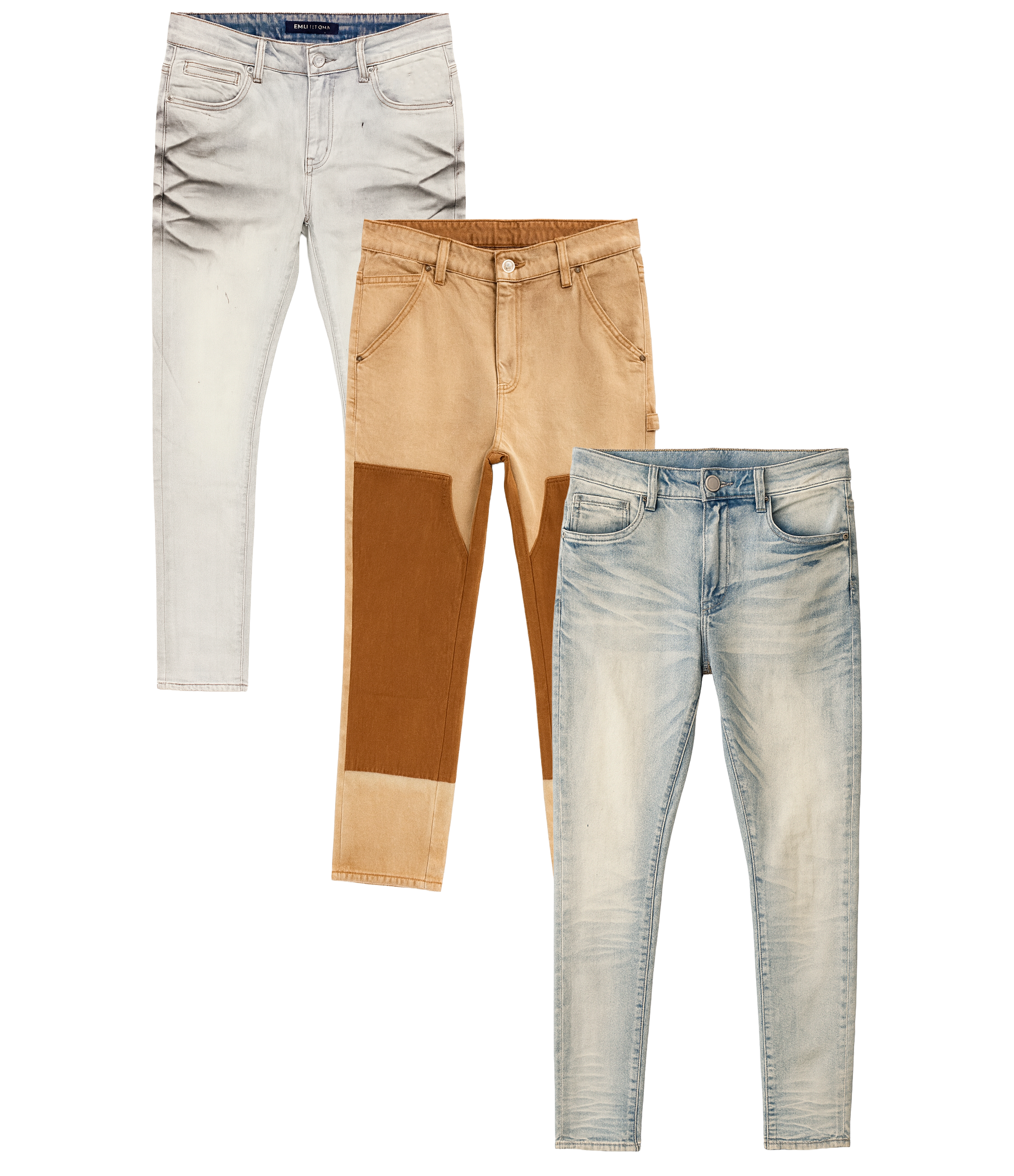 EMBELLISH ASSORTED DENIM JEANS ASST - EMBLJNSA