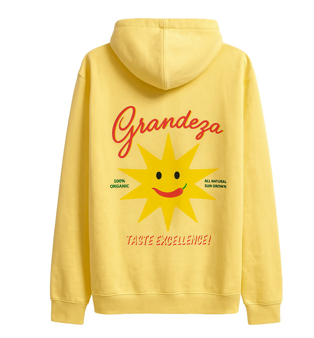 GRANDEZA HOT SAUCE HOODIE YELLOW -  Z20GMPF005G
