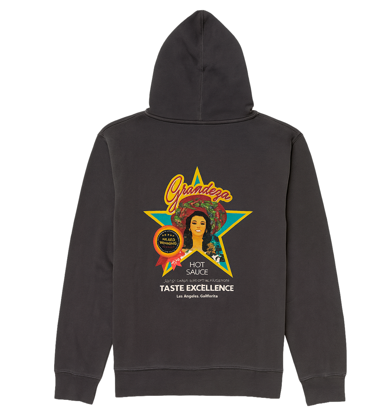 GRANDEZA HOT SAUCE HOODIE BLACK -  Z20GMPF005G