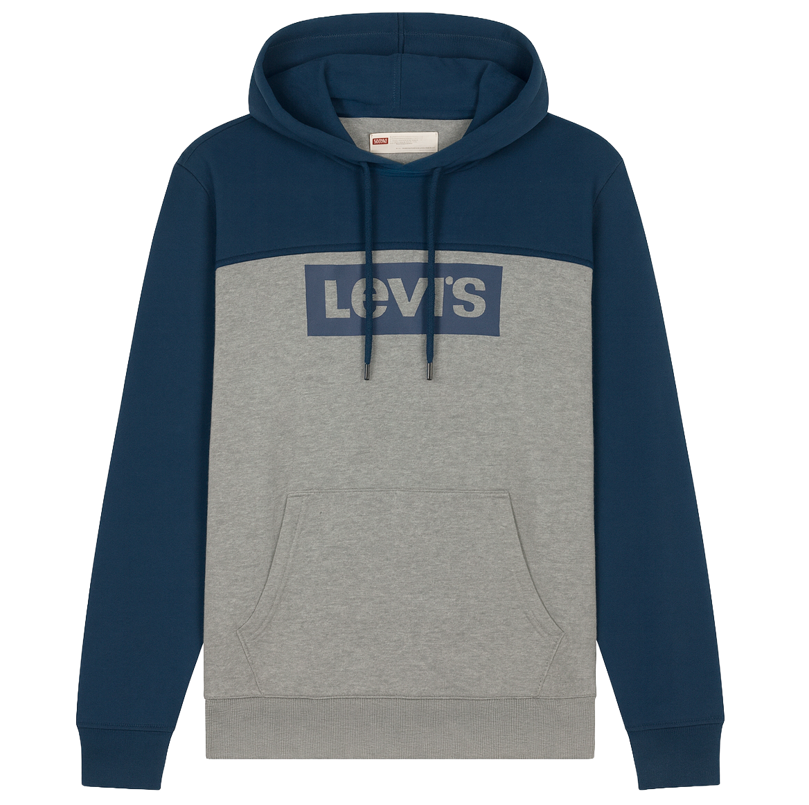 LEVIS GRAPHIC HOODIE GREY / BLUE - LVSHDE25