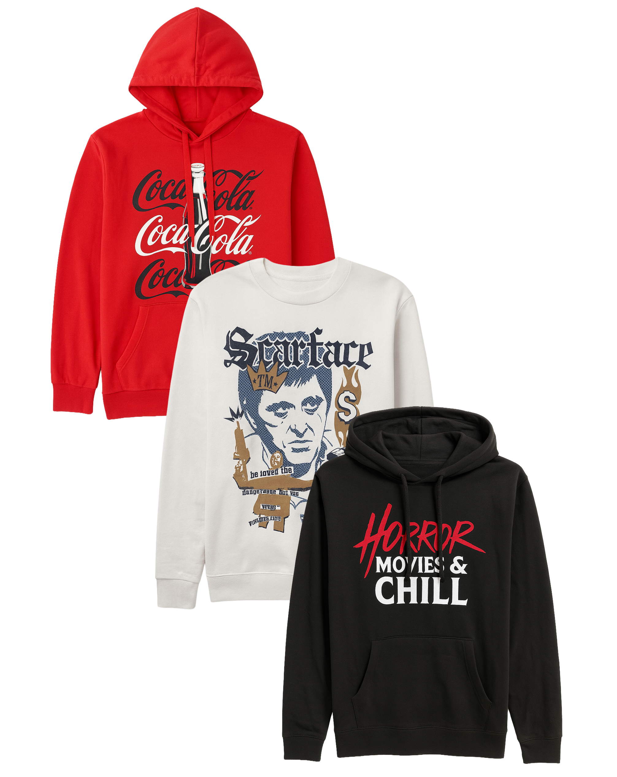 LICENSED ASSORTED 10 PACK HOODIE / CREWNECK BUNDLE PACK - LCASST01