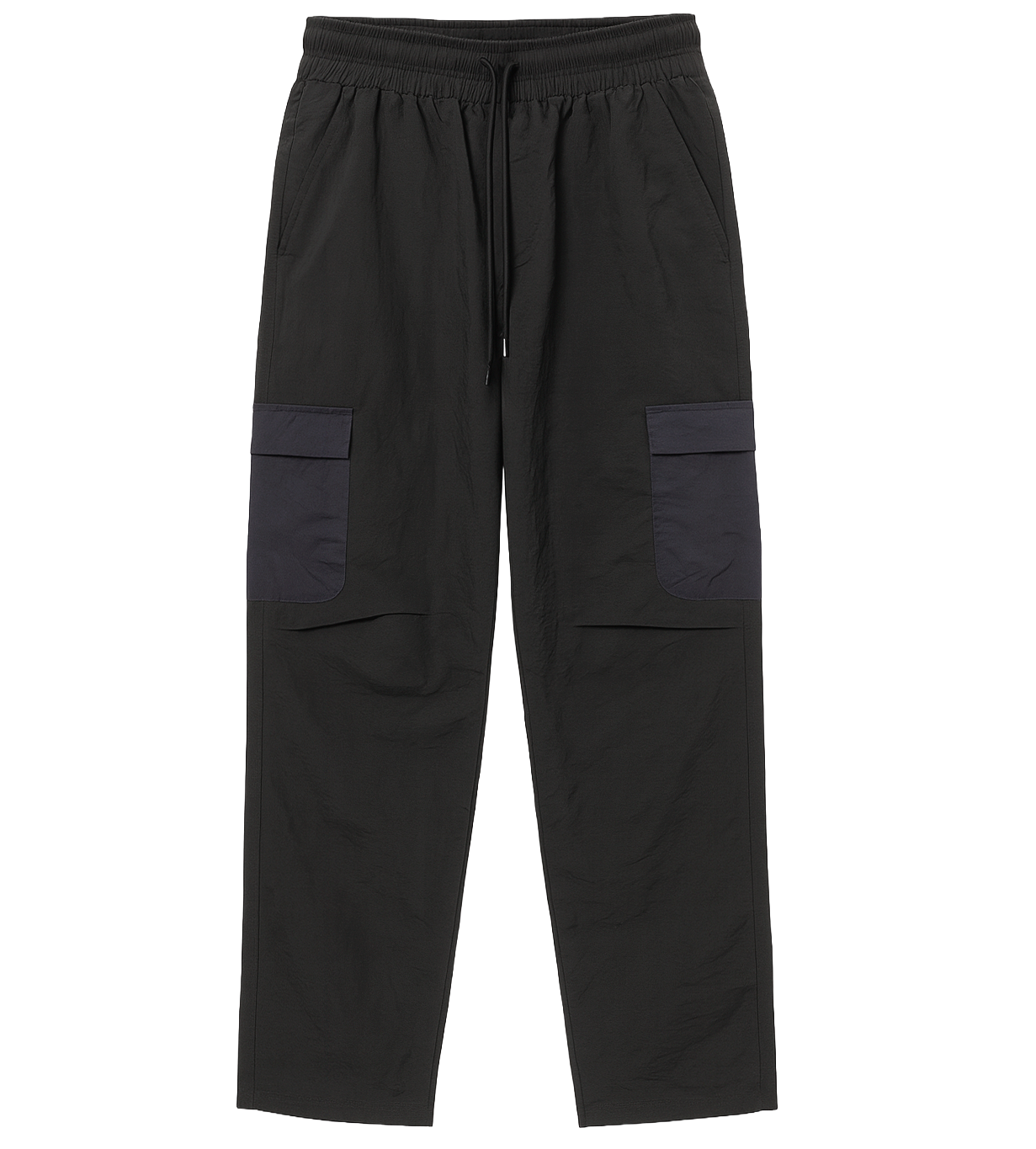 CRYSP NYLON CARGO PANTS BLACK - CRYSPHOL23-07