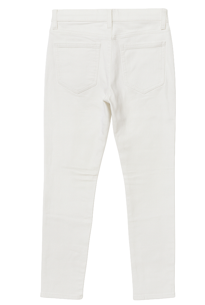 CRYSP DENIM PREMIIUM RIPPED JEANS WHITE - CRYSPSUM24-037