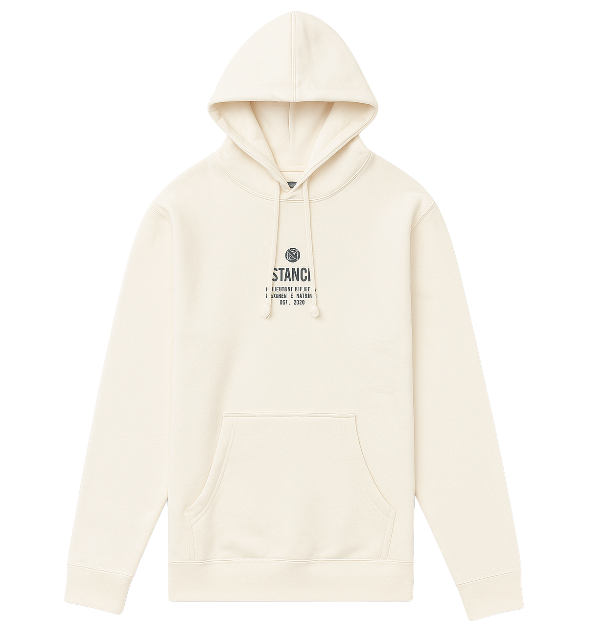 STANCE ESTABLISHED HOODIE SWEATSHIRT CREAM - AFH1A24STA