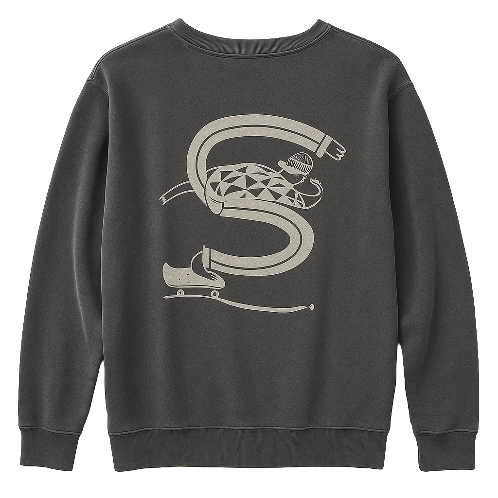 STANCE POUNDING PAVEMENT CREWNECK CEMENT - ACS1A25POU