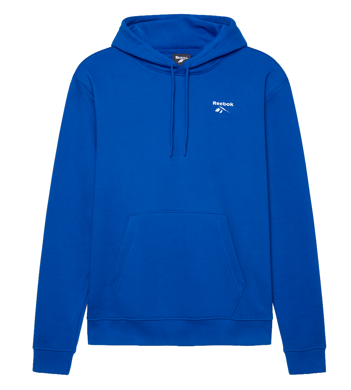 REEBOK FLEECE LOGO HOODIE BLUE - RBHDE25