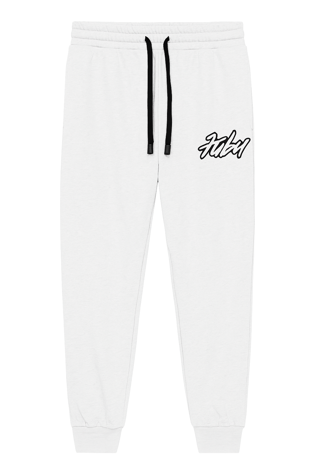 LICENSED FUBU LOGO JOGGER SWEATPANT SILVER - 2FUBU005Q