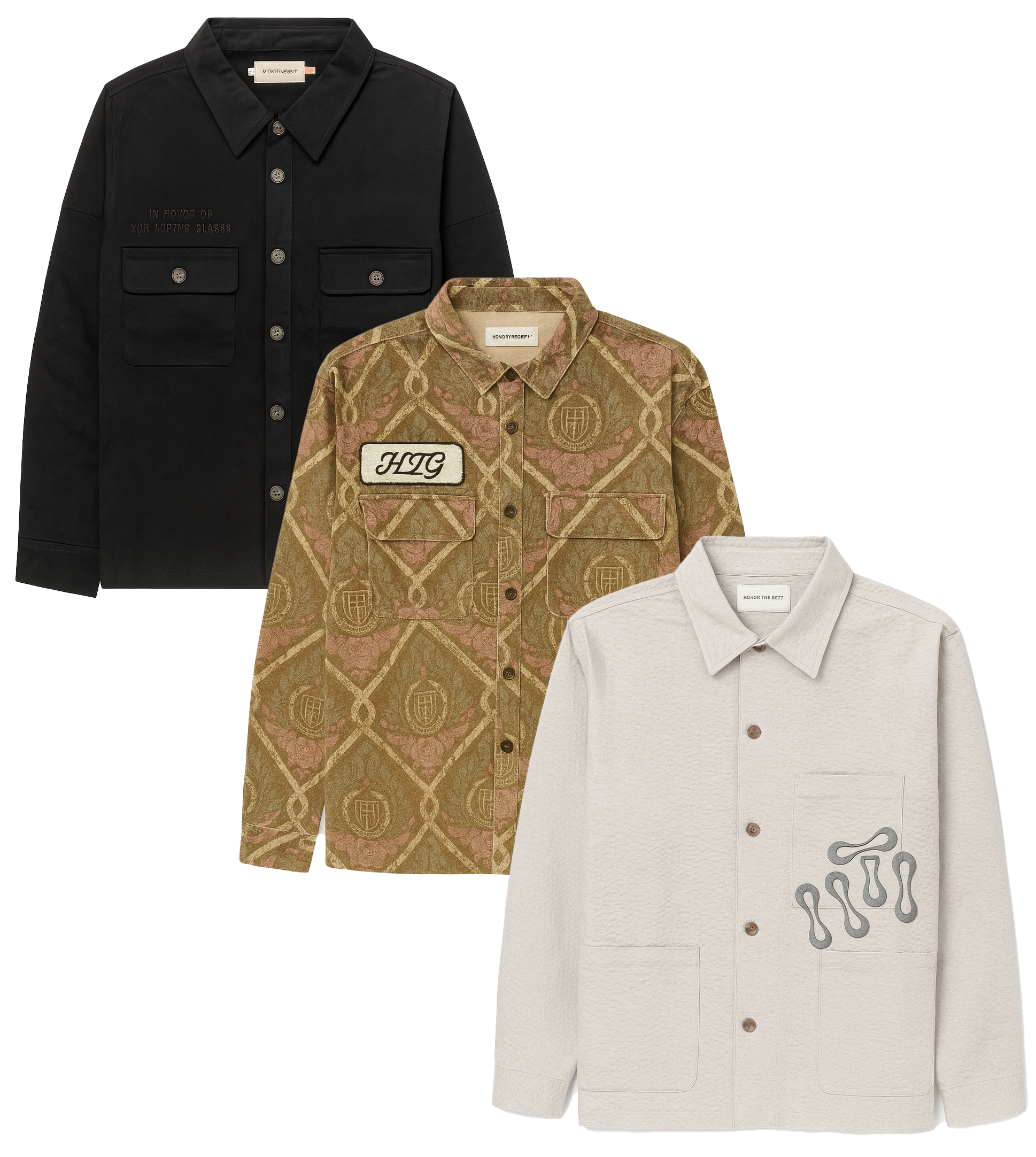 HONOR THE GIFT ASSORTED L/S BUTTON DOWNS ASST - HTGLBD0625