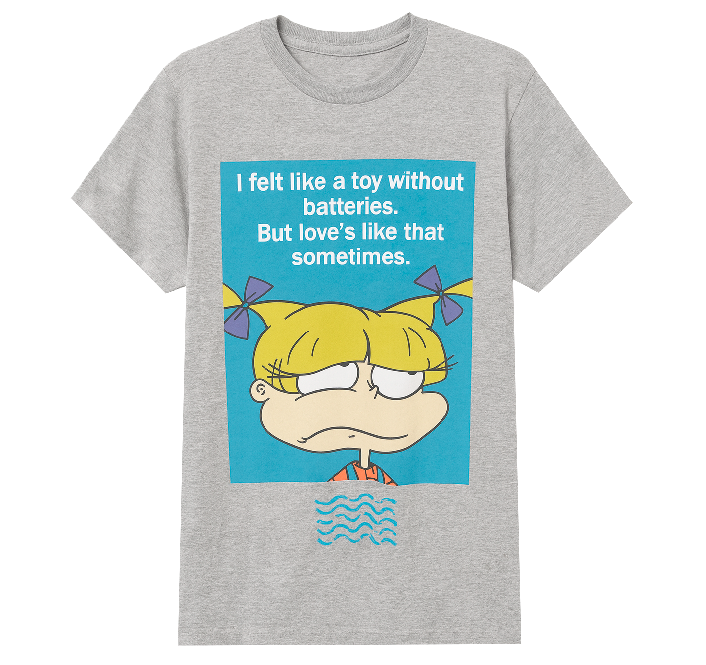 LICENSED NICKELODEON ANGELICA T-SHIRT GREY - RUGRATS