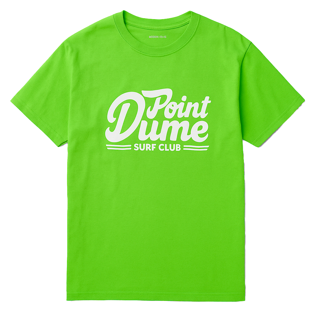 MELROSE PLACE GRAPHIC T-SHIRT NEON GREEN - POINT DUME