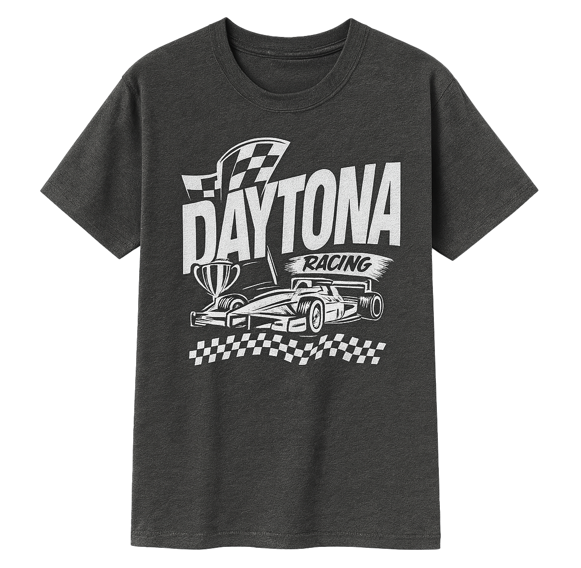 MELROSE PLACE GRAPHIC T-SHIRT HTR CHARCOAL - DAYTONA