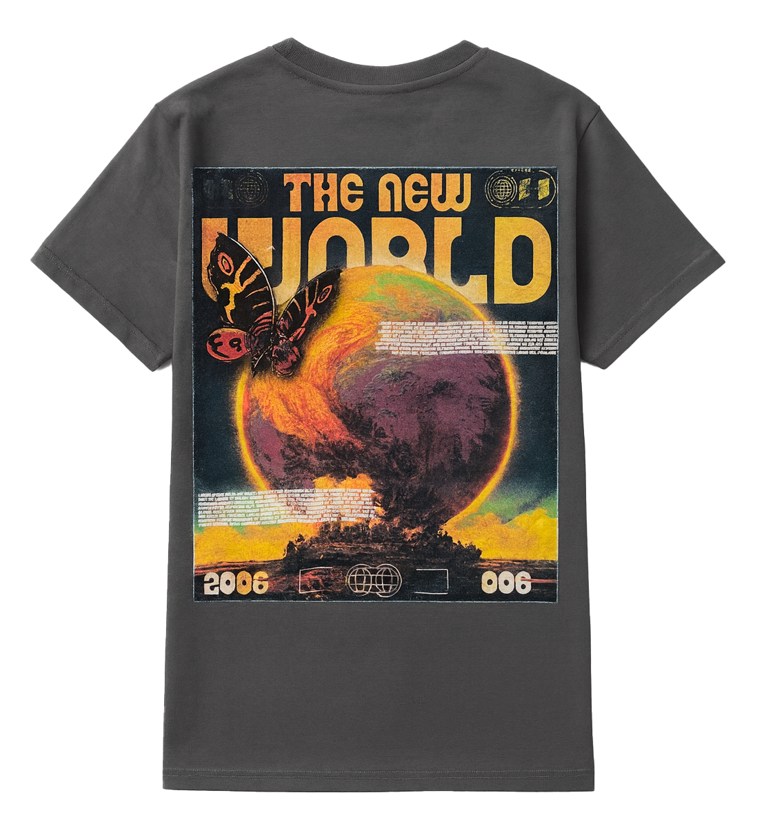 GENUINE GRAPHIC T-SHIRT CHARCOAL - GN3149