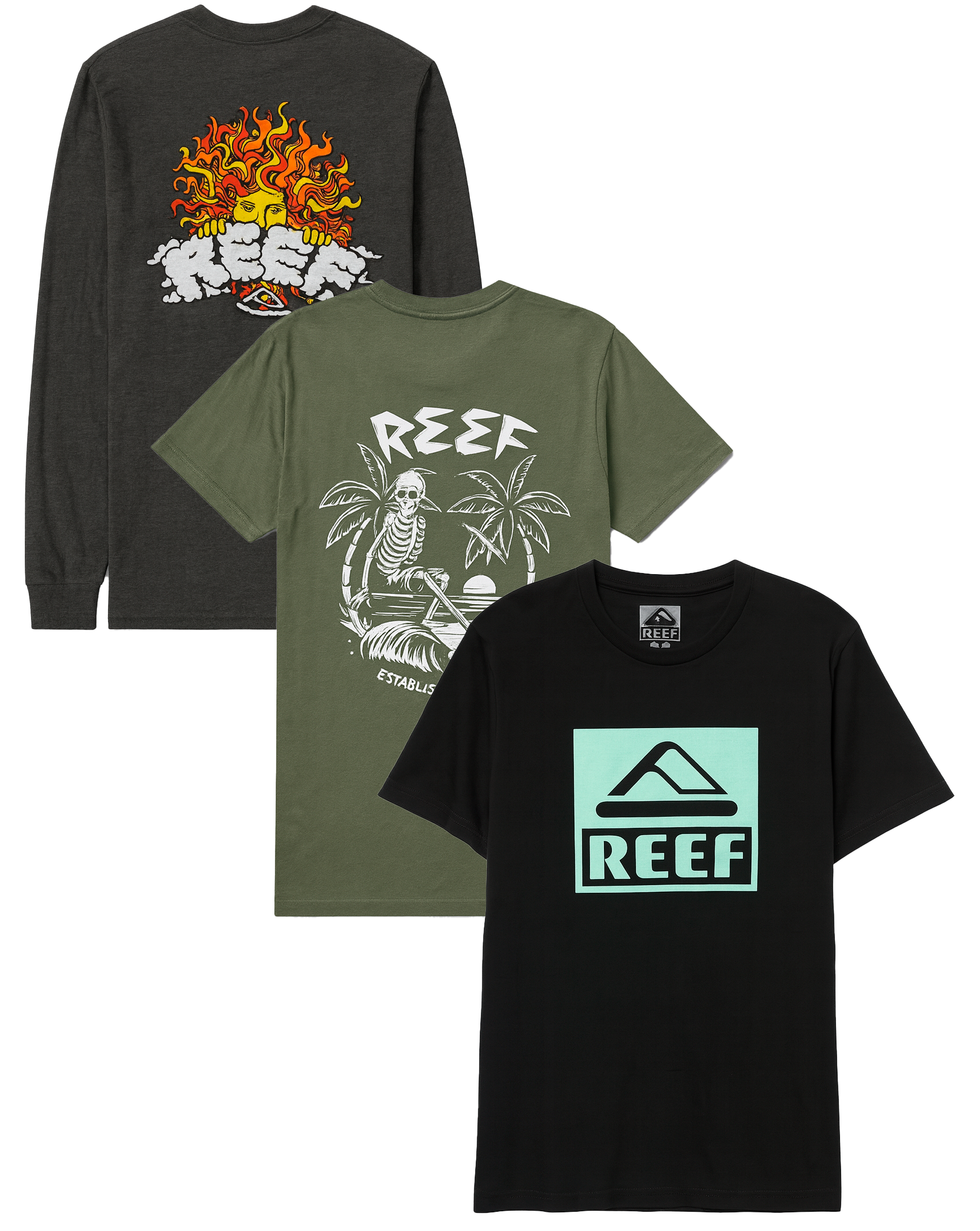 REEF ASSORTED GRAPHIC TOPS ASST - REEFTS
