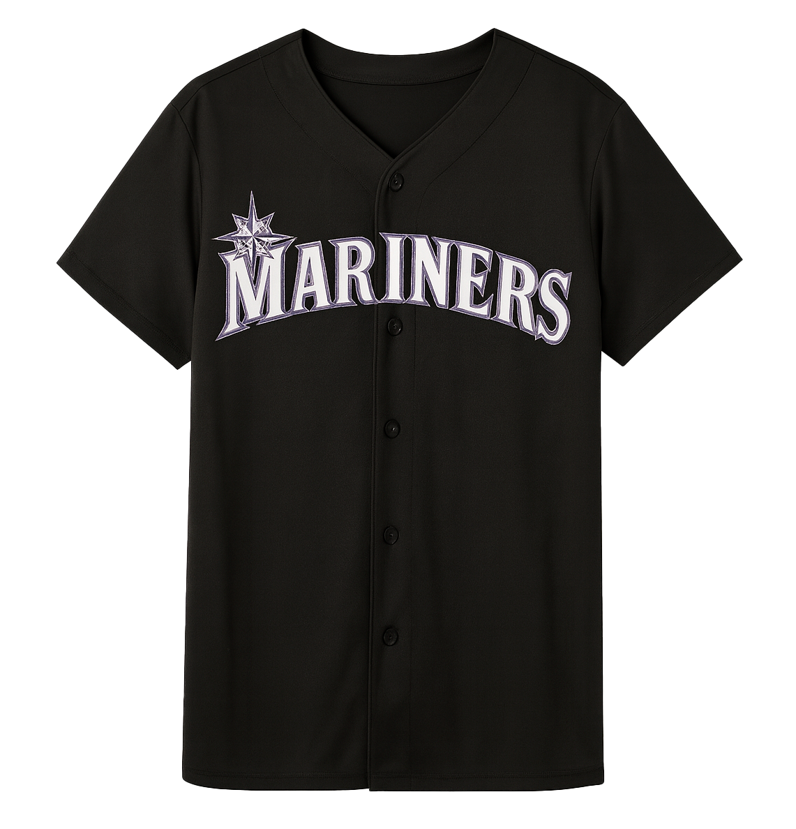 FANATICS MARINERS MLB BASEBALL JERSEY BLACK/WHITE - HMLB231JERMA
