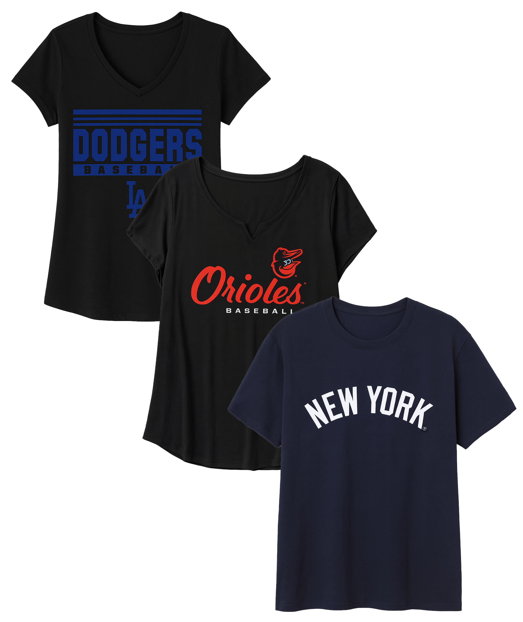 WOMENS FANATICS ASSORTED MLB T-SHIRT ASST - SSASTTEE