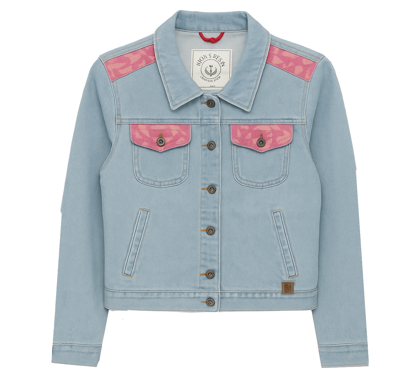 WOMENS IRON & RESIN DENIM JACKET BLEACH - 102790