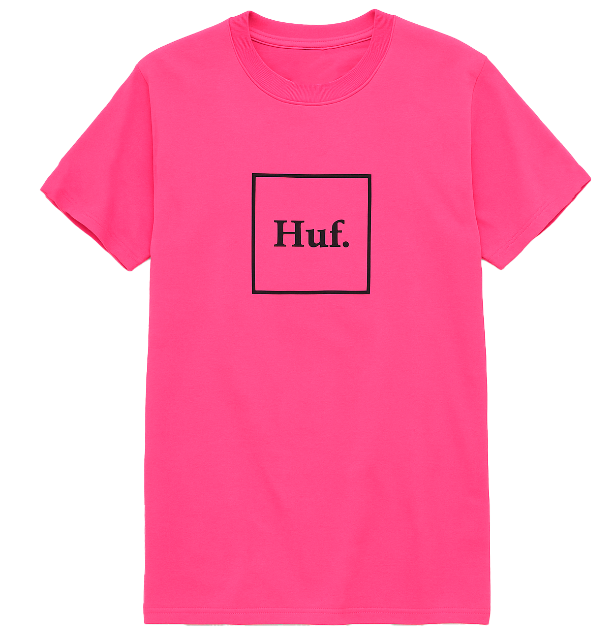 HUF WORLDWIDE BOX LOGO T-SHIRT PINK - HUFST001