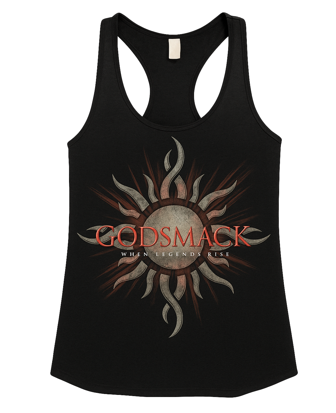 WOMENS LICENSED MUSIC GOD SMACK TANK TOP BLACK - GSWT07