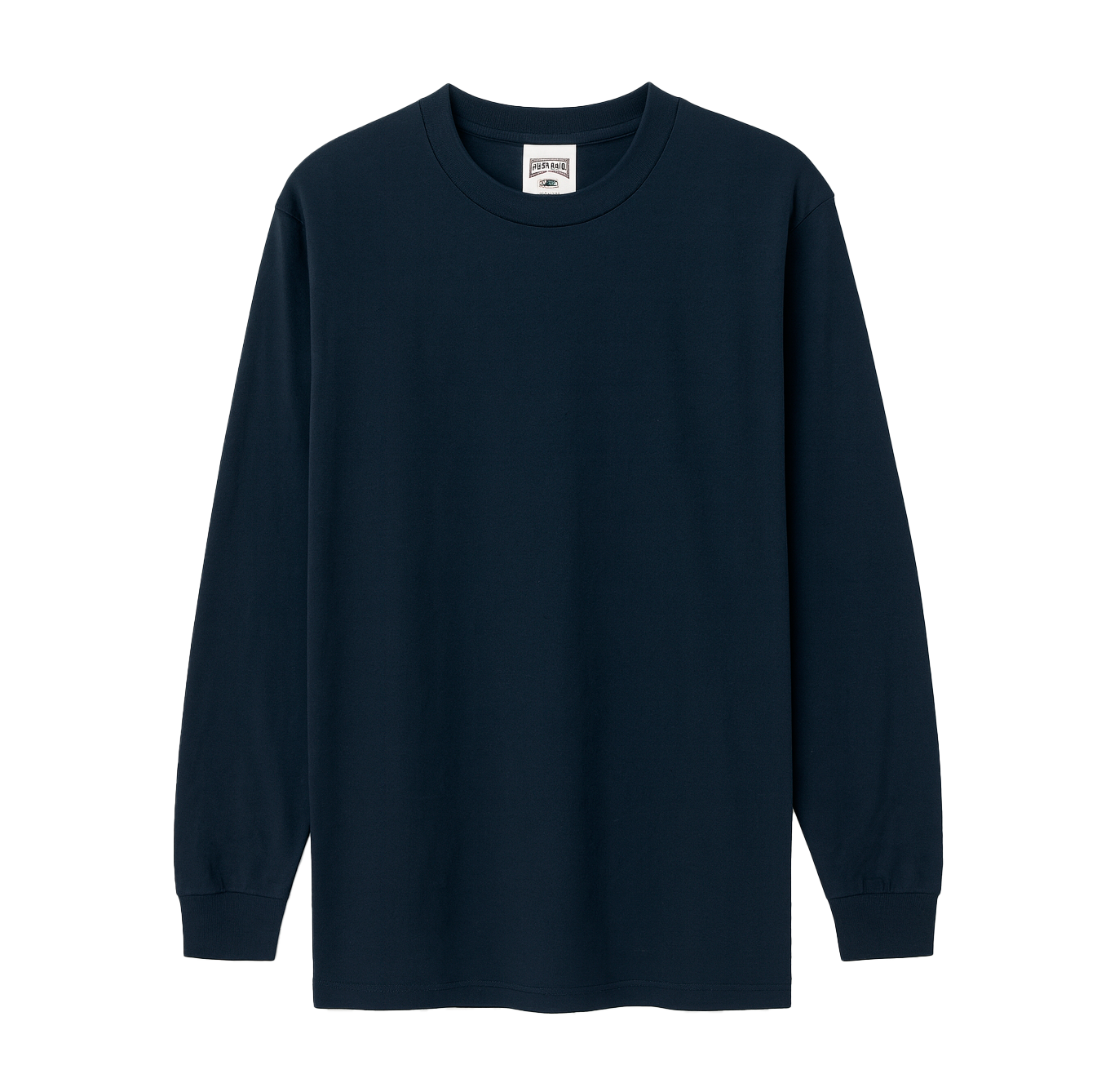 CROOKS & CASTLES LONG SLEEVE SHIRT NAVY - BLANK (STITCHED TAG)