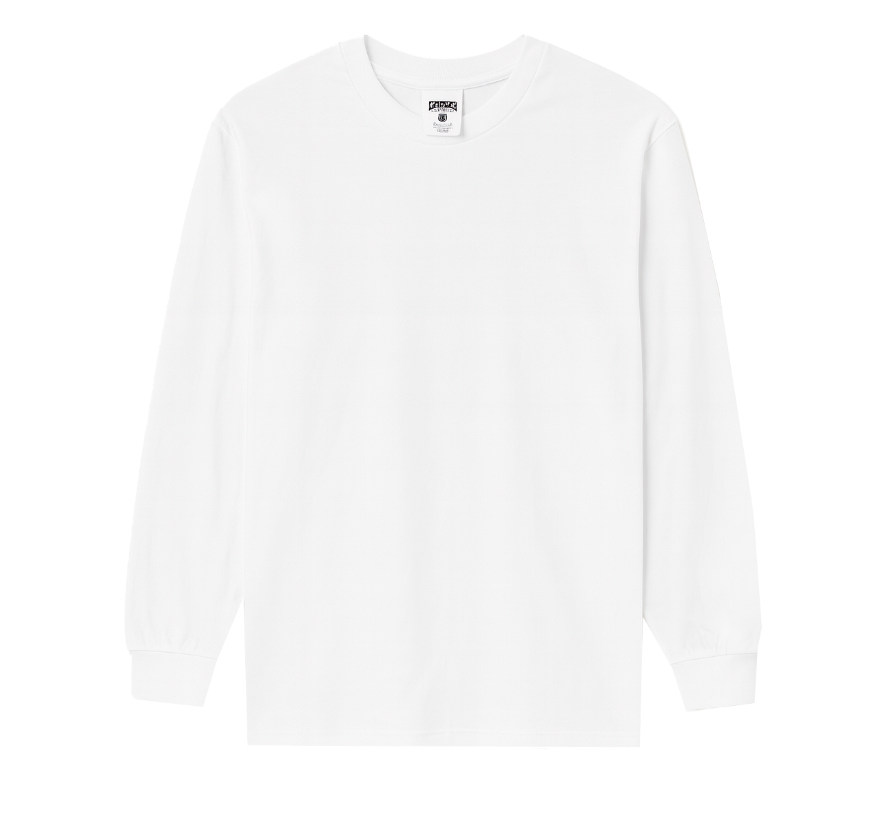 CROOKS & CASTLES LONG SLEEVE SHIRT WHITE - BLANK (STITCHED TAG)