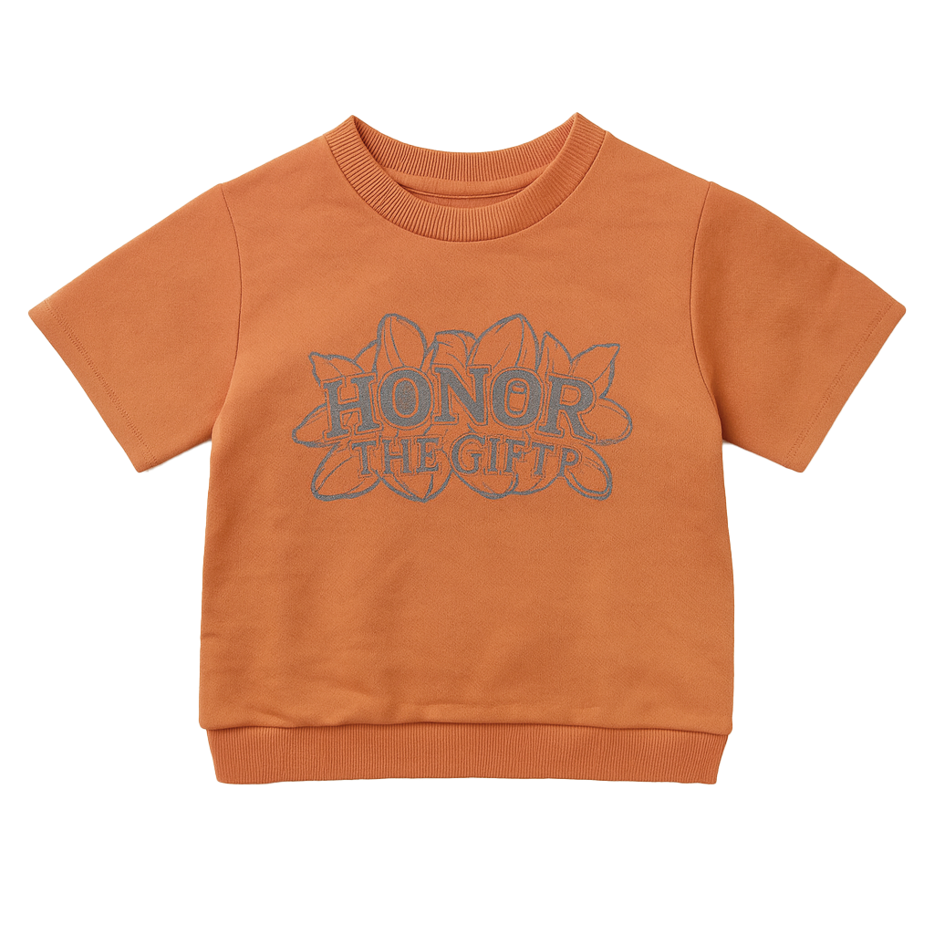 YOUTH HONOR THE GIFT S/S CREWNECK RUST - KHTG230250