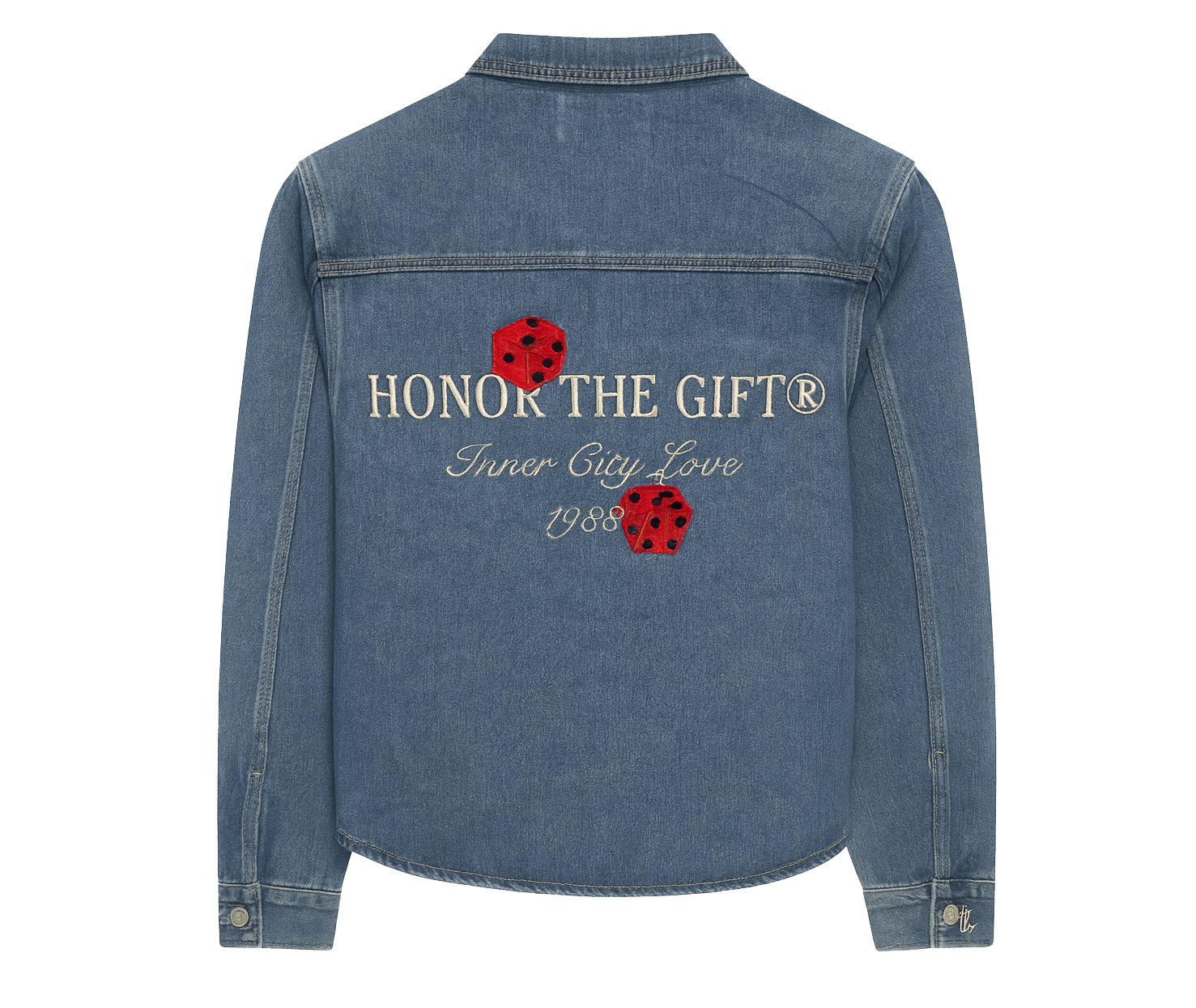 YOUTH HONOR THE GIFT DENIM B/D JACKET BLUE - KHTG210331