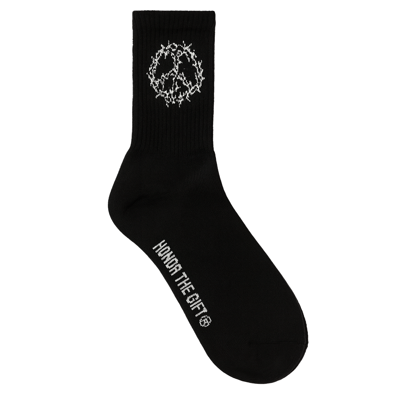 YOUTH HONOR THE GIFT CREW SOCKS BLACK - KHTG220381