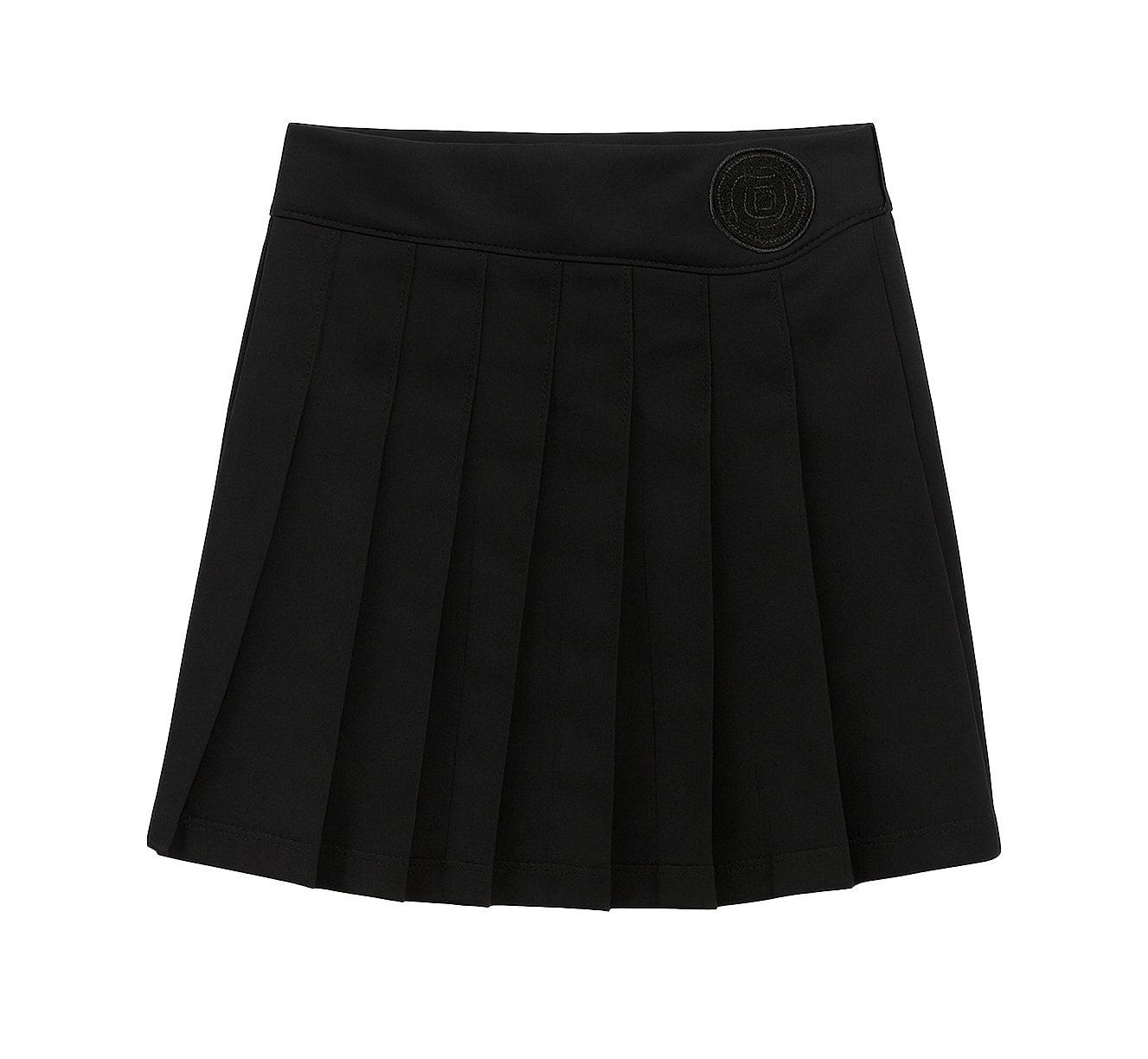 GIRL'S HONOR THE GIFT PLEATED SKIRT BLACK - KHTG230314