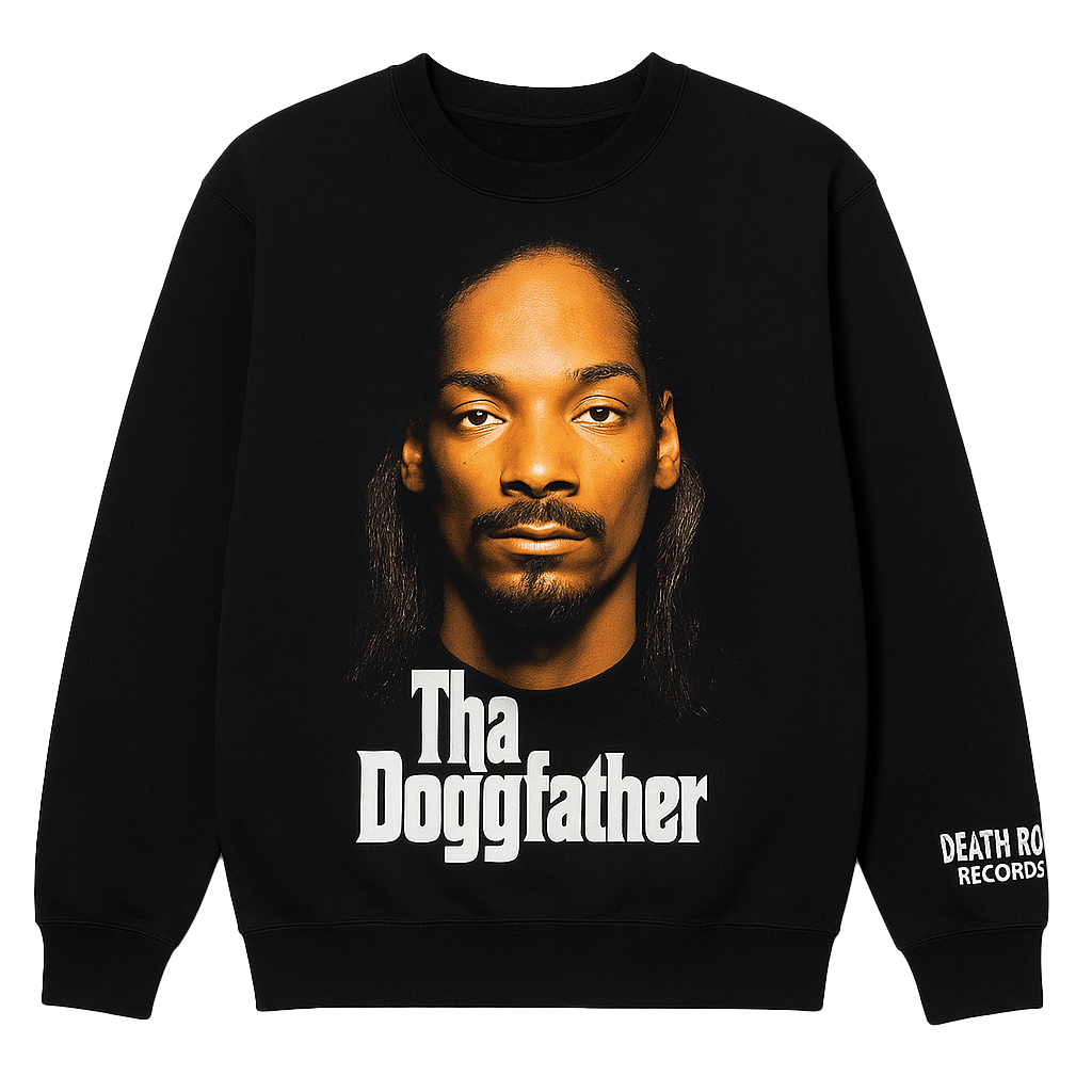 DEATH ROW RECORDS THA DOGGFATHER CREWNECK BLACK - 2DR101118