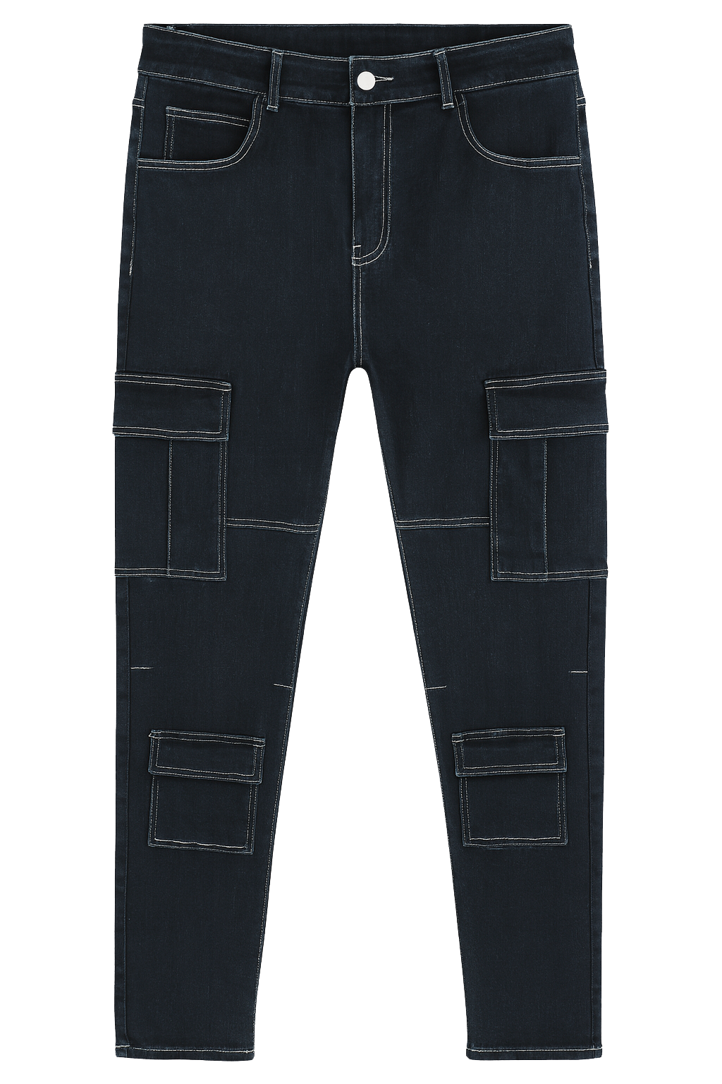 R3BEL DENIM CARGO PANTS INDIGO - 632-615