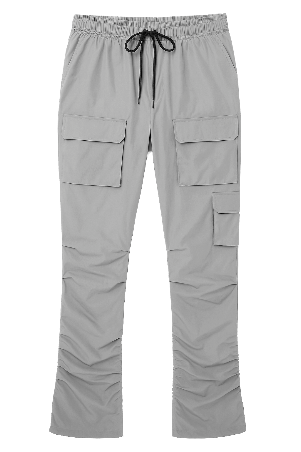 RUE 21 STACKED NYLON CARGO PANTS GREY - 532-423
