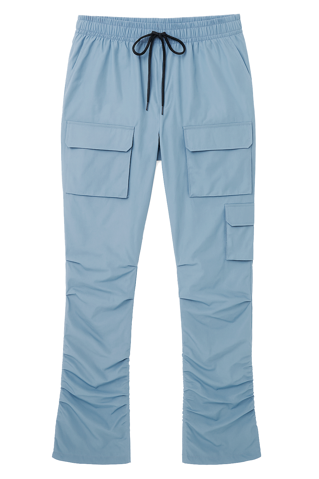 RUE 21 STACKED NYLON CARGO PANTS BLUE - 541-465