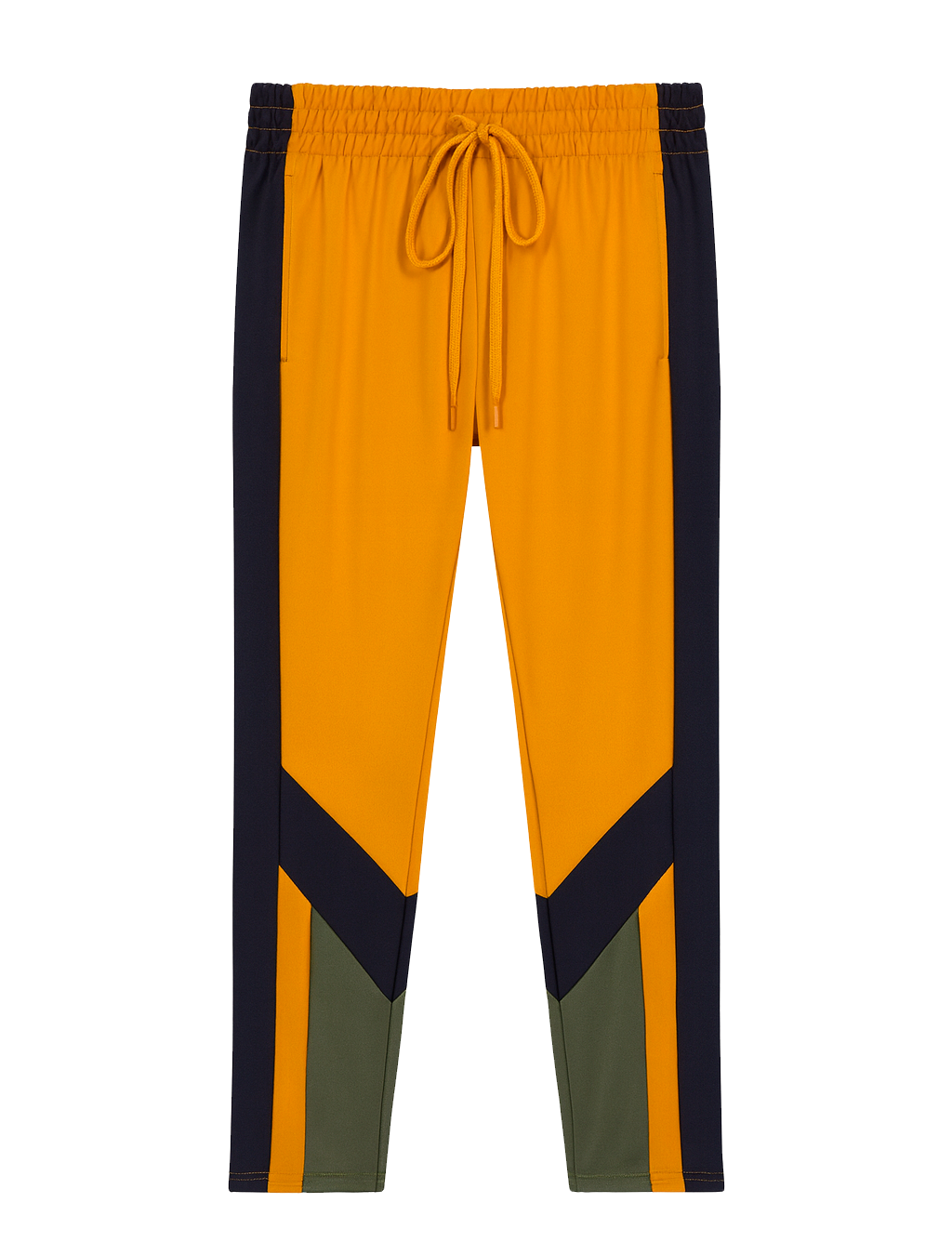 ROYAL BLUE COLOR BLOCK TRACK PANTS TIMBER/NAVY/OLIVE - 89213