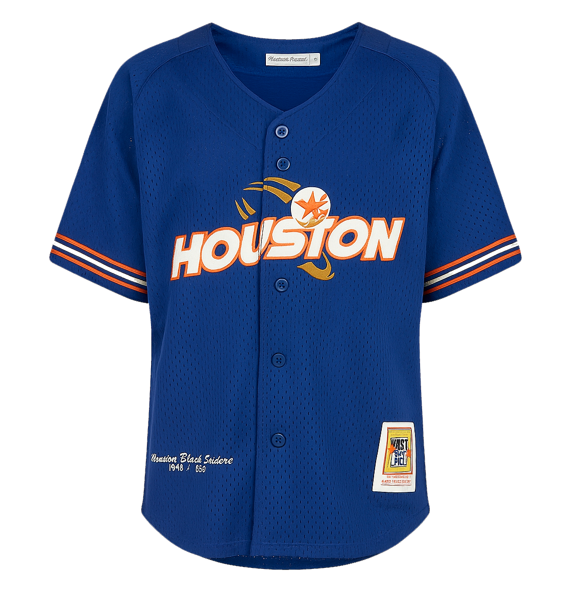 HEADGEAR HOUSTON BLACK EAGLES BASEBALL JERSEY NAVY - HGNL119-BBPAC-14