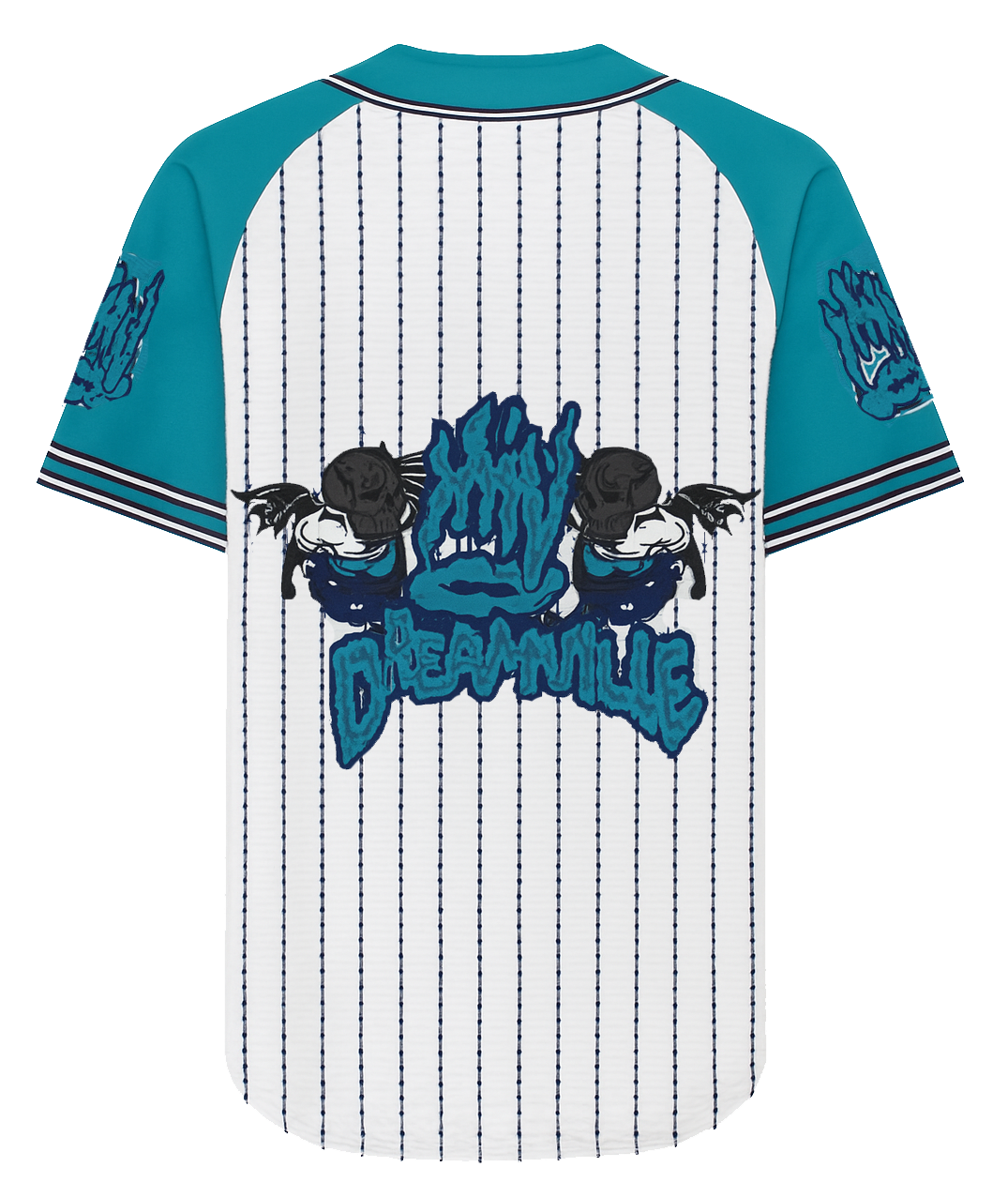 BRAND X J COLE BASEBALL JERSEY WHITE - BX003-BAJ-01