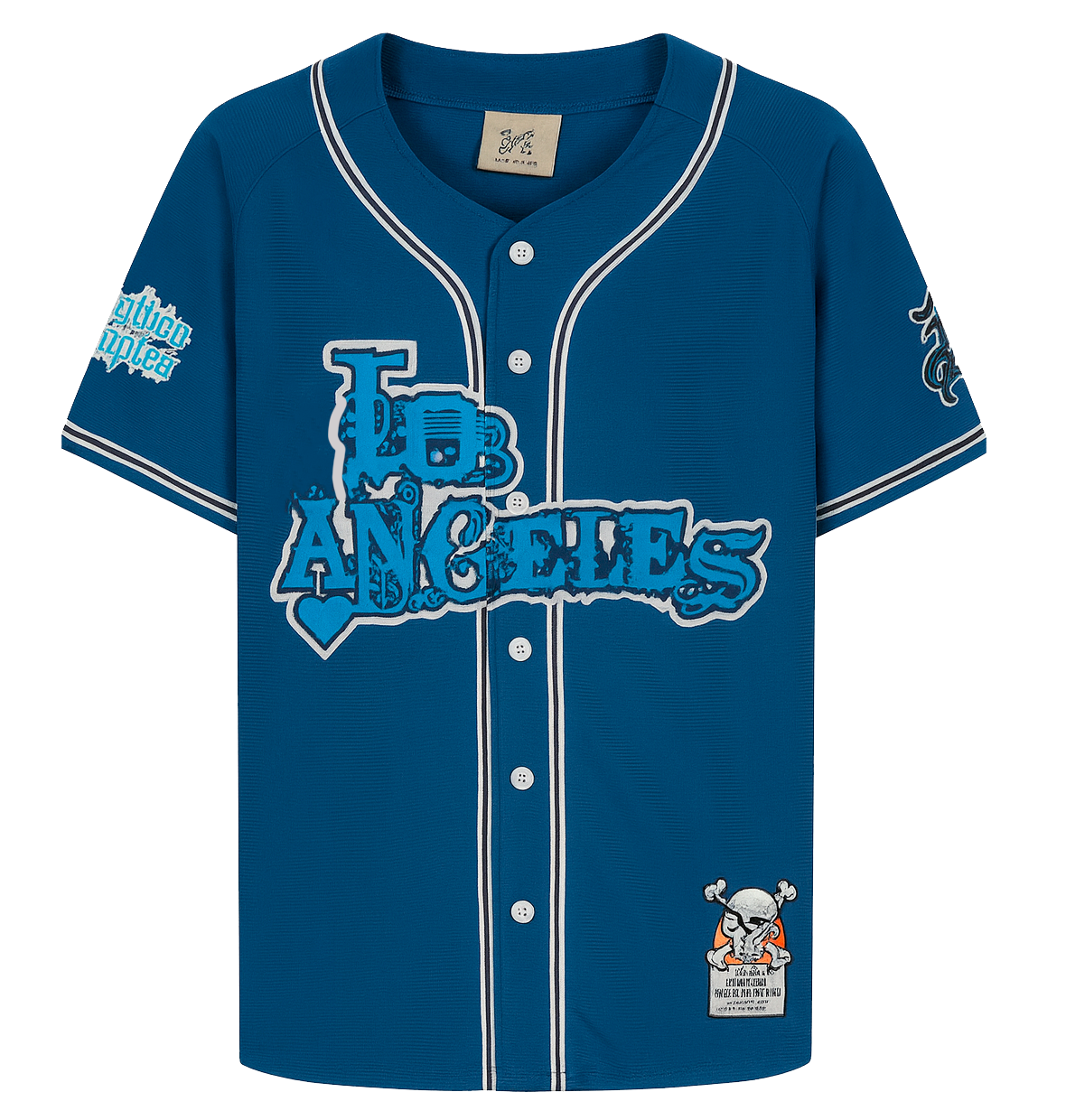BRAND X NIPSEY BASEBALL JERSEY ROYAL - BX003-BAJ-03