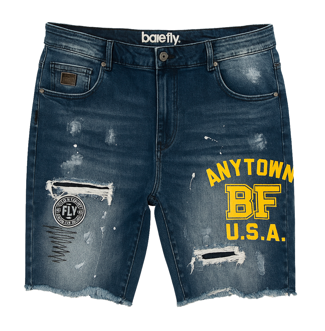 BORN FLY ASSORTED DENIM SHORTS ASST - BFDSHTA